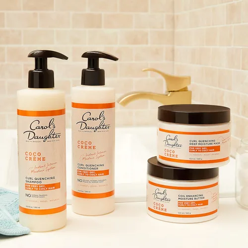 Miniatura 9 de Mantequilla humectante para cabello rizado muy seco Carol's Daughter Coco Creme, con aceite de coco y mantequilla de mango, sin parabenos y sin