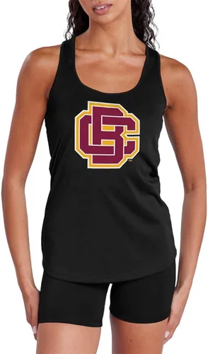 Miniatura 281 de Camiseta deportiva sin mangas oficial de NCAA Collegiate para mujer, con espalda cruzada, colección con logotipo primario