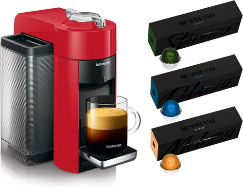 Miniatura 17 de Máquina de café y espresso Nespresso Vertuo de De'Longhi, color negro piano con espumador de leche Aeroccino Negro (Piano Black)