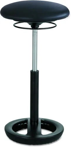 Miniatura 14 de Safco Twixt - Silla de asiento con movimiento activo, soporte ergonómico, altura ajustable, malla negra