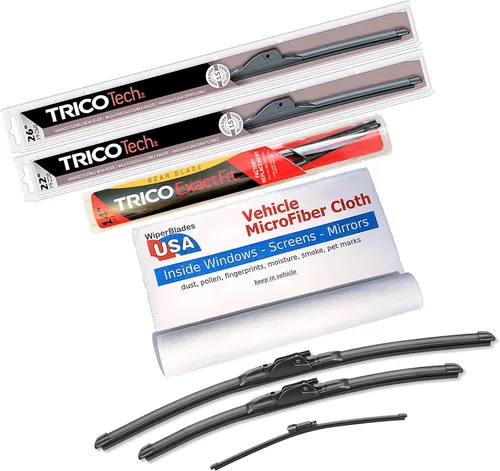 Miniatura 24 de Juego de limpiaparabrisas para Lexus ES300 1992 Trico Tech Beam Blades Juego de limpiaparabrisas con microfibra interior de coche