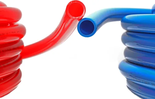 Miniatura 2 de EFIELD Tubo Pex-b de 1/2 pulgada, 2 x 100 pies (200 pies), 30 piezas de accesorios de latón Pex de 1/2 pulgada, 100 abrazaderas de cincha de 1/2