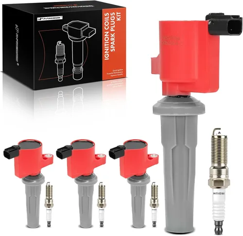 Miniatura 9 de A-Premium Juego de 4 bobinas de encendido y bujías de iridio compatibles con Ford Escape, Fusion, C-Max, Transit Connect, SSV Plug-In Hybrid, Police