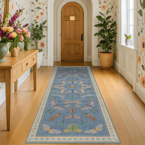 Miniatura 123 de Hazo Haus Alfombra de Baño Bohemia Lavable 2x3, Alfombras Pequeñas para Cocina, Tocador, Puerta Principal Entrada Interior, Antideslizante Pelo Bajo