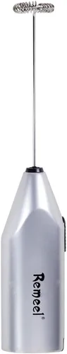Miniatura 9 de Espumador de leche de mano con batidor de acero inoxidable, portátil y potente máquina de espuma para café matutino, café con leche, capuchino, Negro