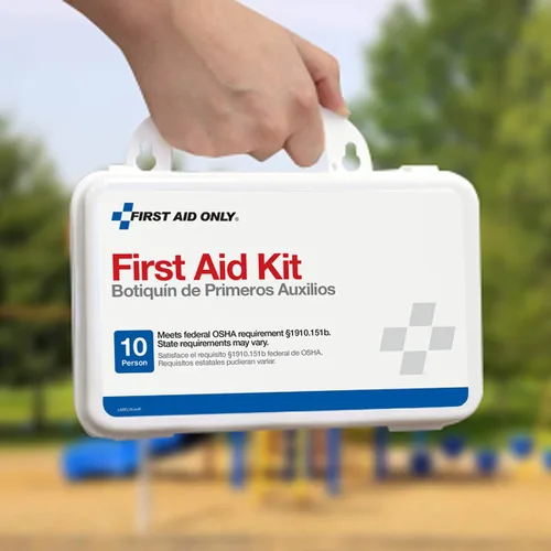 Miniatura 5 de First Aid Only 6060 Kit de primeros auxilios de emergencia multiusos para 10 personas para negocios, lugar de trabajo, hogar y automóvil, 57 piezas