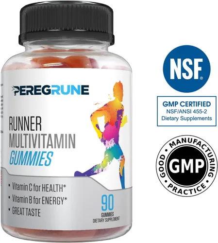 Miniatura 5 de Runner - Gomitas multivitamínicas – Vitamina diaria para correr con vitaminas A, C, D, E y complejo B – 50% menos de azúcar – Antioxidantes