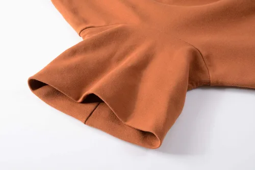 Miniatura 4 de HieasyFit suéter básico de cuello alto de algodón suave para mujer