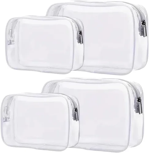 cubos de embalaje Bolsa De Maquillaje De PVC Transparente, Bolsa De Almacenamiento, Organizador De Artículos De Tocador, Portátil, Grande Y Pequeño