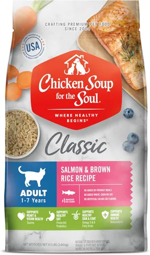Miniatura 18 de Chicken Soup for Soul Pet Food Indoor Cat - Atún y arroz integral, bolsa de 4.5 libras, para todas las etapas de la vida, comida seca para gatos