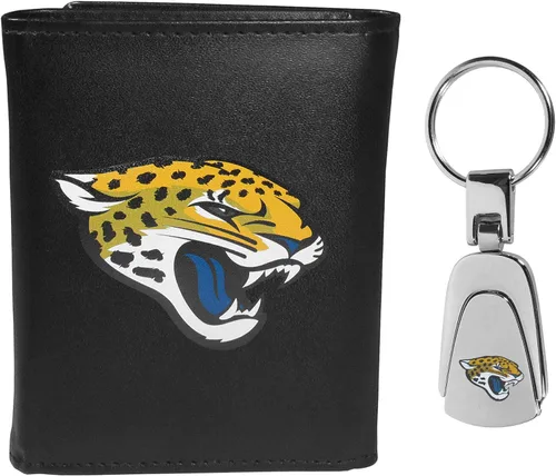 Miniatura 9 de Siskiyou Sports NFL unisex Tri-fold Wallet & Steel Key Chain
