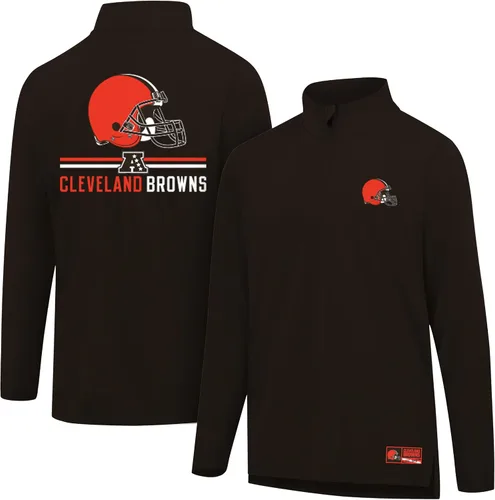 Miniatura 26 de Ultra Game Men's NFL Official Super Soft Quarter Zip Long Sleeve T-Shirt