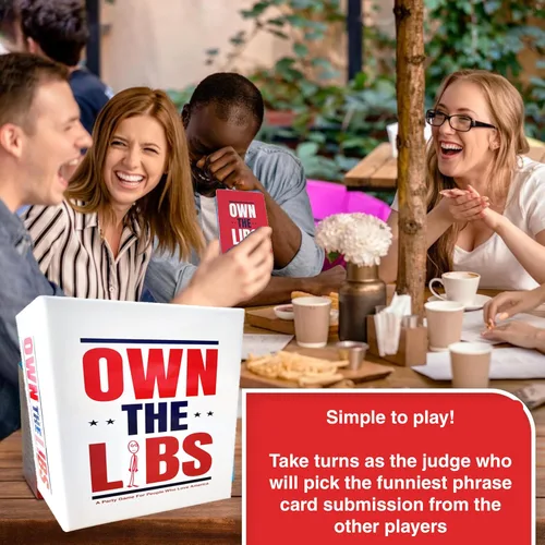 Miniatura 3 de Right Or Racist Own The LlBBs - Divertido regalo de elefante blanco - Regalo de cumpleaños para hombres y mujeres - Juego hilarante