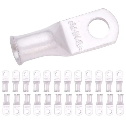 Miniatura 137 de SELTERM 5 piezas terminales de cable de cobre estañado 1/0 AWG perno de 1/2", extremos de cable de batería, terminales de anillo, conectores
