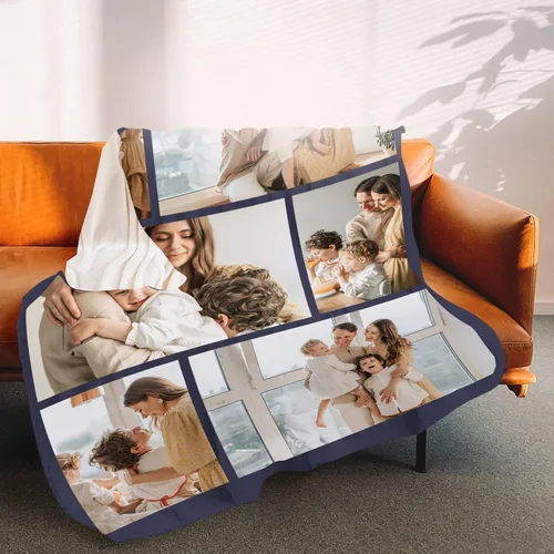 Miniatura 81 de Manta personalizada con foto/texto, manta con imagen personalizada, regalos de amor, regalos personalizados para parejas para novio, novia, esposa