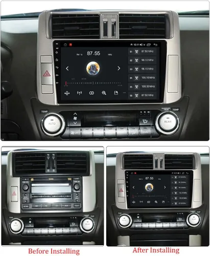 Miniatura 2 de Android 12 Radio de coche estéreo para Toyota PRADO 150 2010 2011 2012 2013, Octa Core incorporado inalámbrico Car-Play Android Auto GPS BT FM AM