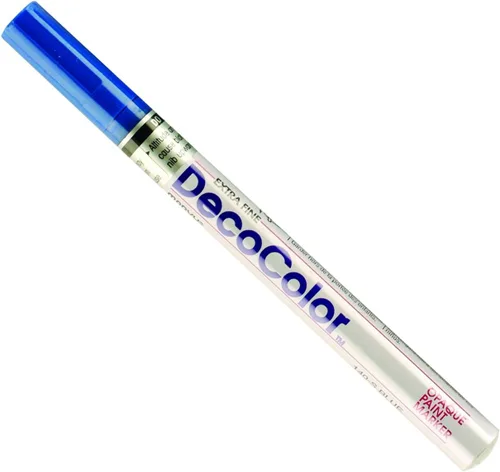 UCHIDA Deco Color Extra Fine Paint Marker Suministros de arte, azul