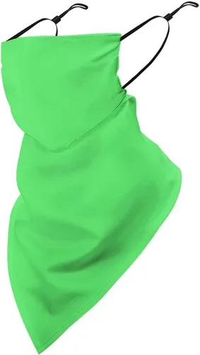 Miniatura 6 de Bufanda de protección solar UV, bufanda triangular reutilizable con lazo para las orejas