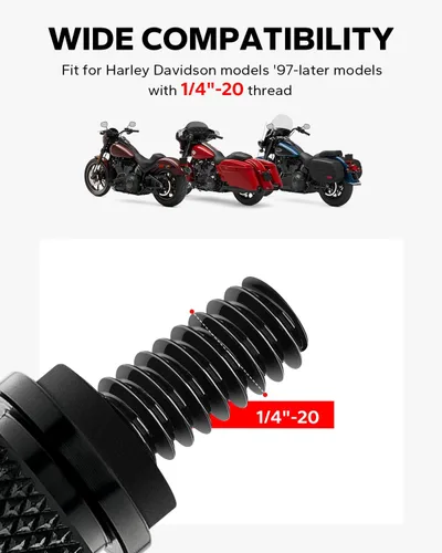 Miniatura 3 de Cubierta de tornillo para perno de asiento Harley
