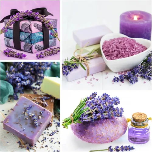 Miniatura 7 de Flores secas de lavanda de 7 onzas (7.05 oz), capullos de lavanda aromáticos para remojos de baño, manualidades, manualidades, sobres para el hogar