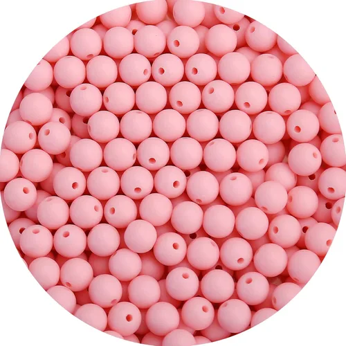 Miniatura 23 de BONNY BOXX 2000 piezas 4 mm cuentas redondas de acrílico de zafiro suave, bolas de plástico de chicle de burbujas, cuentas gruesas de bolas