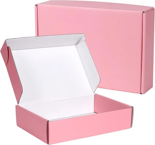 Miniatura 19 de Cajas de envío pequeñas, 6x4x2 pulgadas, paquete de 15 cajas de embalaje de cartón coloridas, cajas de correo para embalaje de pequeñas empresas