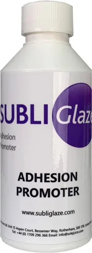 Recubrimiento Promotores de Adhesión Subli Glaze es la única solución de recubrimiento de sublimación para hacerla tú mismo diseñada para permitir
