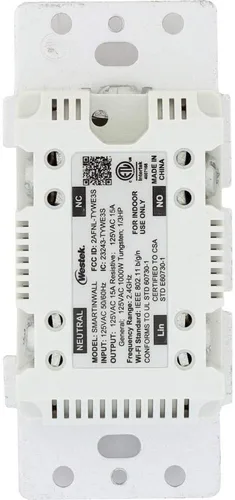 Miniatura 5 de Westek SMARTINWALL - Temporizador de interruptor de pared habilitado para WiFi por Amertac, compatible con teléfono o tableta Alexa Control, fácil