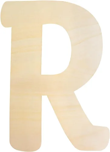Miniatura 24 de Letras de madera grandes S, letras de madera grandes de 12 pulgadas, letras de madera sin terminar para decoración de pared, manualidades, tablero