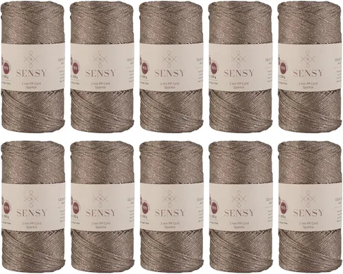 Miniatura 28 de Sensy Premium Cuerda de Poliéster de 2mm 251 Yardas Cuerda de Polipropileno 100% Cordón de Macramé 2mm Cordón para Bolsa de Ganchillo Cuerda