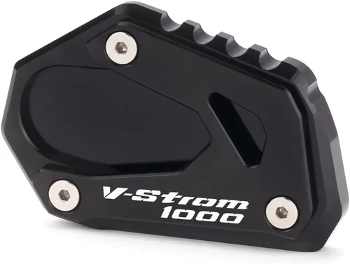 Miniatura 8 de Placa de extensión de soporte lateral de motocicleta compatible con SUZUKI Vstrom 1000 1000XT DL1000 2014-2021 Soporte de almohadilla de pie Gris