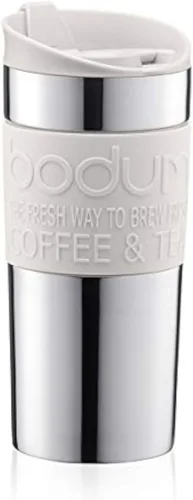 Miniatura 12 de Bodum 11068-01 - Taza de viaje al vacío, 0.35 L, tamaño pequeño, color negro, 1 unidad (paquete de 1)