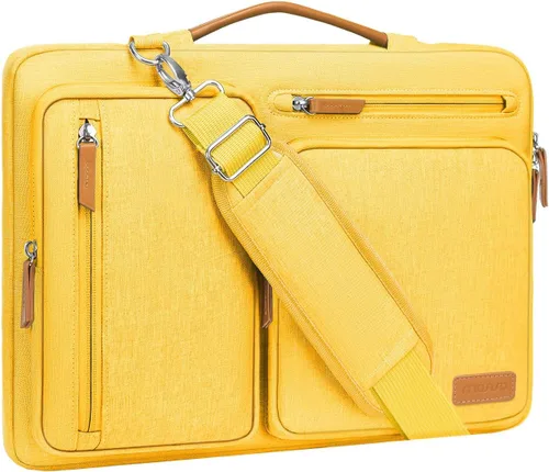 Miniatura 14 de MOSISO Bolsa de hombro protectora 360 para laptop, bolsas de computadora de 15-15.6 pulgadas compatibles con MacBook Pro de 16 pulgadas, HP, Dell