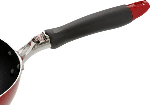 Miniatura 3 de Bestco IH ND-9453 - Sartén profunda, 9.4 in, color rojo, Módena