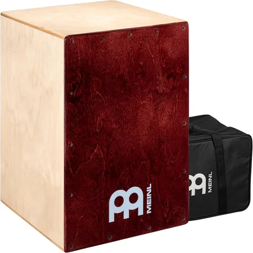 Miniatura 20 de Caja Cajón Snare Drum con Bolsa Bundle Para Música Acústica — FABRICADO EN EUROPA — Madera de Abedul Báltico, Toca con Tus Manos, Tamaño Completo