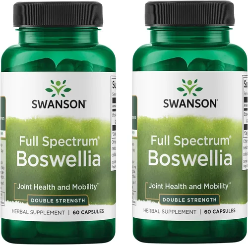 Miniatura 9 de Swanson Boswellia de doble fuerza - Hierba ayurvédica para flexibilidad articular y apoyo de movilidad - Resina Boswellia Serrata