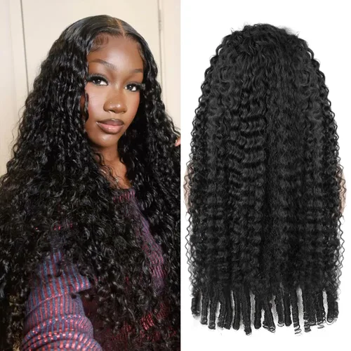 Miniatura 23 de CHEETAHBEAUTY Pelucas de cabello humano brasileño ondulado profundo #4 marrón chocolate 13X6 HD de encaje frontal transparente grado 10A rizado