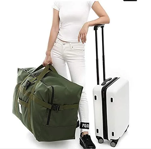 Miniatura 3 de Bolsa de viaje extra grande para equipaje a cuadros antirrobo, 28 pulgadas, 120 L