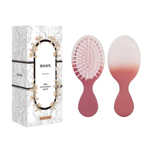 Miniatura 10 de RHOS Mini cepillo de cabello para mujeres, hombres y niños, cepillo de cabello tamaño viaje para bolso, bolsillo, mochila, pequeño cepillo de paleta