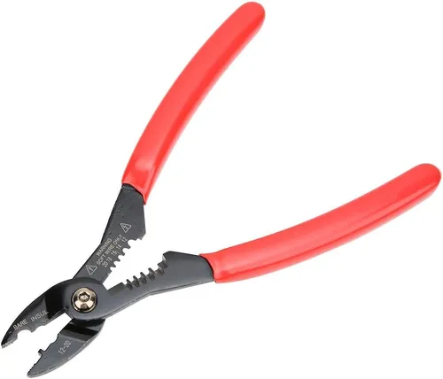 Miniatura 8 de Pelacables, 4 en 1 multipropósito 12-20 AWG electricistas alicates empalmador de alambre pelacables, herramienta profesional de crimpado de cables