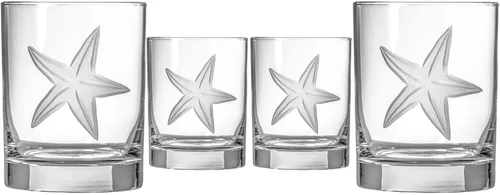 Miniatura 11 de Rolf Glass Starfish - Copas de vino multiusos de 18 onzas, juego de 4 copas de vino grandes, sin plomo, copas de vino grandes grabadas, fabricadas