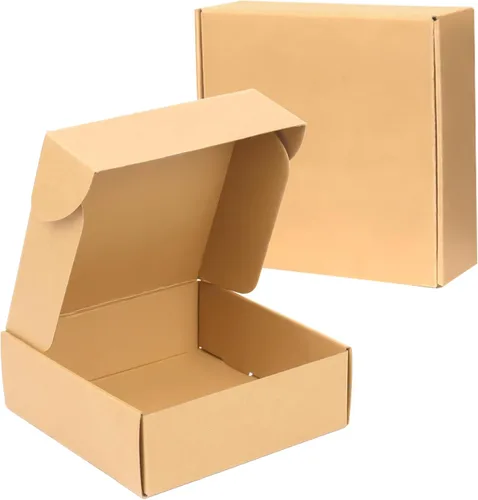 Miniatura 9 de Paquete de 30 cajas de envío pequeñas de 6 x 4 x 1.6 pulgadas, cajas de cartón corrugado rosa para embalaje, envío y correo para pequeñas empresas