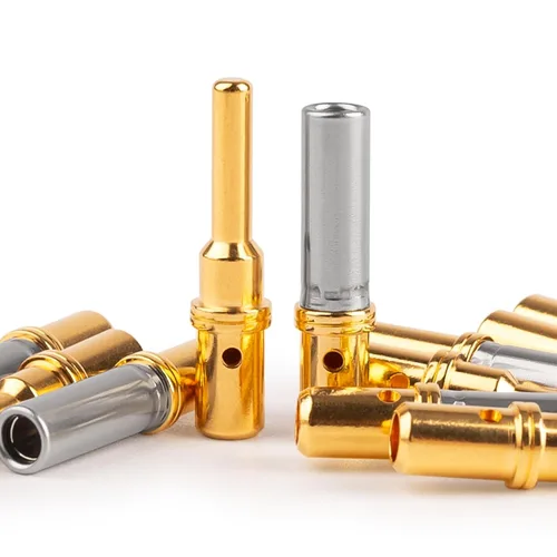 JRready ST6356-12 Deutsch Conectores y enchufes chapados en oro tamaño 12, terminales de barril cerrados Calibre de alambre 12-16, 20 pares macho