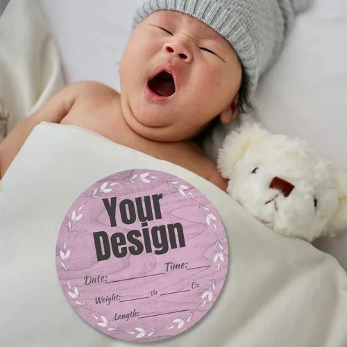 Miniatura 3 de Letrero de anuncio para bebé recién nacido, nombre personalizado para revelación de género, niña y niño, neutro, decoración de pared, regalos