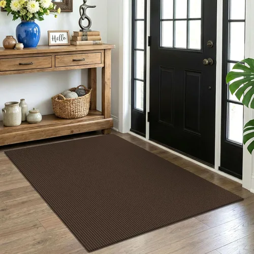 Miniatura 137 de EARTHALL Alfombra de pasillo 3x14 pies, alfombras lavables extra largas para pasillos, tejidas, antideslizante, alfombra trenzada para entrada