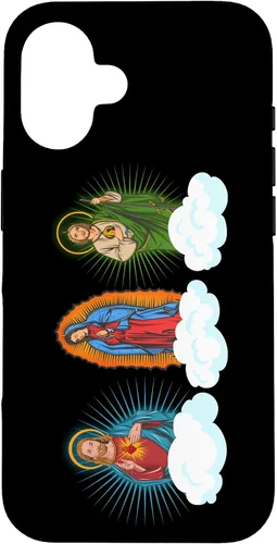 Miniatura 31 de iPhone 11 Pro Max Jesús, Virgen María y San Judas Tadeo En Nubes Caso