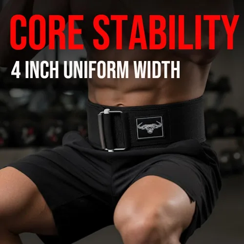 Miniatura 7 de IBRO Cinturón de Levantamiento de Pesas Premium con Cierre Rápido - Soporte para la Espalda para Powerlifting, Entrenamiento Cruzado y Culturismo
