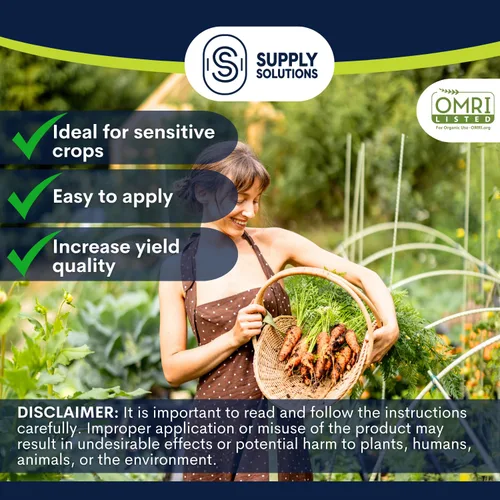 Miniatura 4 de Supply Solutions Sulfato de potasa 0-0-50 - Fertilizante orgánico de potasa - Adecuado para fertirrigación, sistemas de goteo, foliar, hidroponía