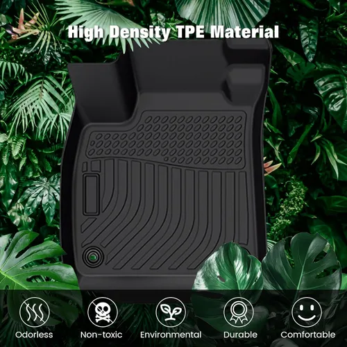 Miniatura 2 de FREEMOTOR802 Compatible con alfombrillas de piso Honda Accord 2023-2025, alfombras moldeadas 3D de 1ª 2ª fila de protección delantera y trasera