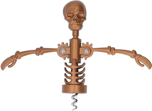 Miniatura 9 de Sacacorchos de calavera Abridor de botellas de vino Herramienta de apertura de esqueleto Sacacorchos de metal Hueso Vino tinto Vino tinto Vino